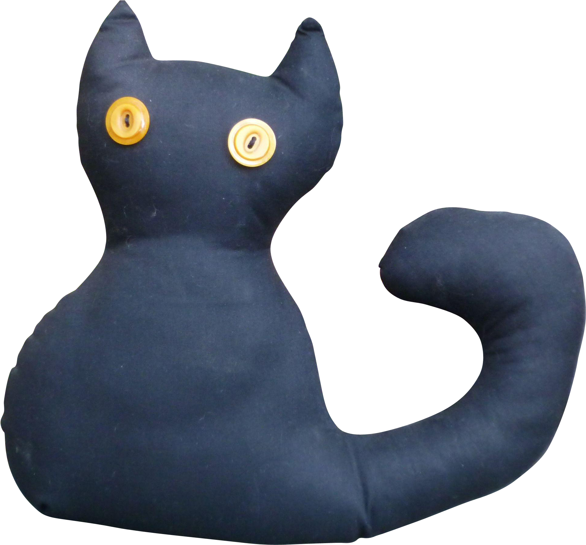 Stuffed Black Cat - Black Cat (1926x1926), Png Download