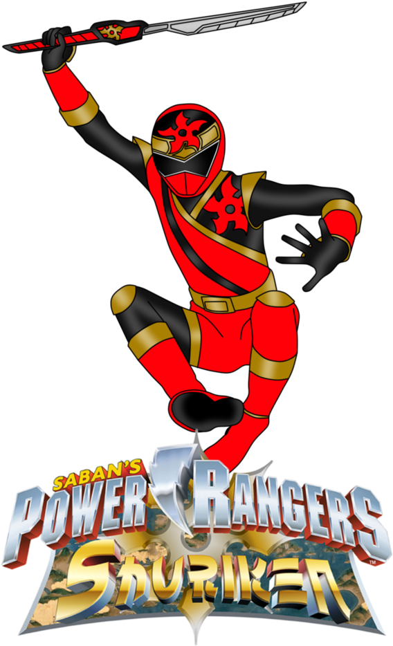 Shuriken Red By Iyuuga Shuriken, Power Rangers - Power Rangers Shuriken Deviantart (815x981), Png Download