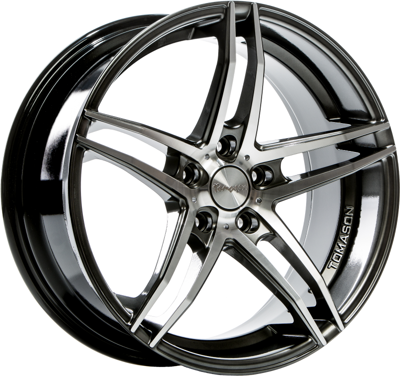 Llanta Tomason Tn12 8,5jx19 Dark Hyper Black Polished - Tomason Tn21 19 Zoll (800x800), Png Download