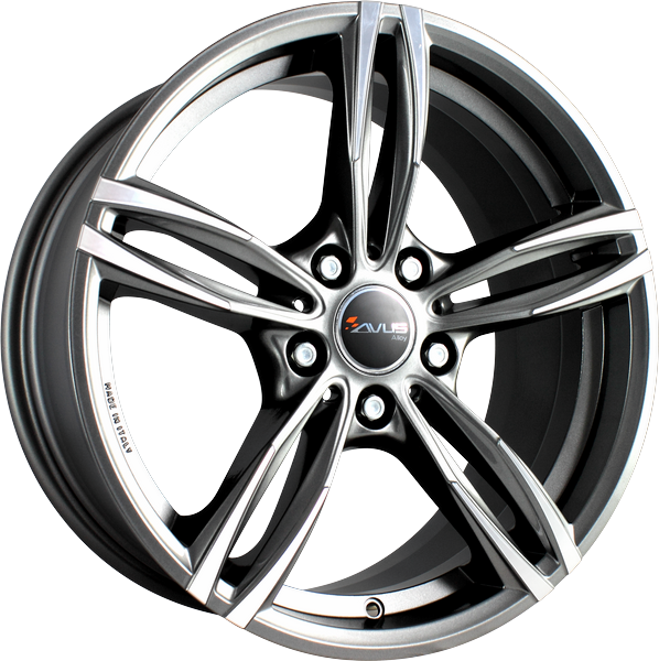Llanta Avus Ac Mb3 /ap Anthracite Polished 17 X - Brabus Monoblock F Platinum Edition (598x600), Png Download