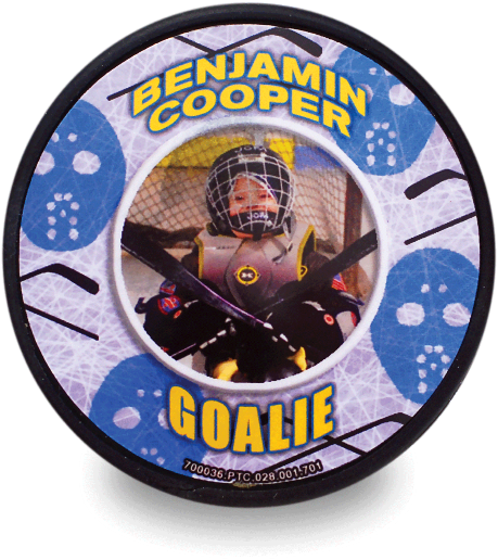 Personalized Hockey Puck Personalized Hockey Pucks - Circle (571x593), Png Download