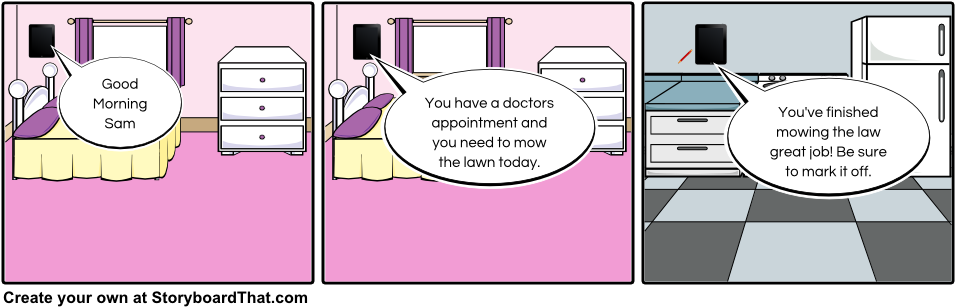 Home Reminder - Cartoon (970x320), Png Download
