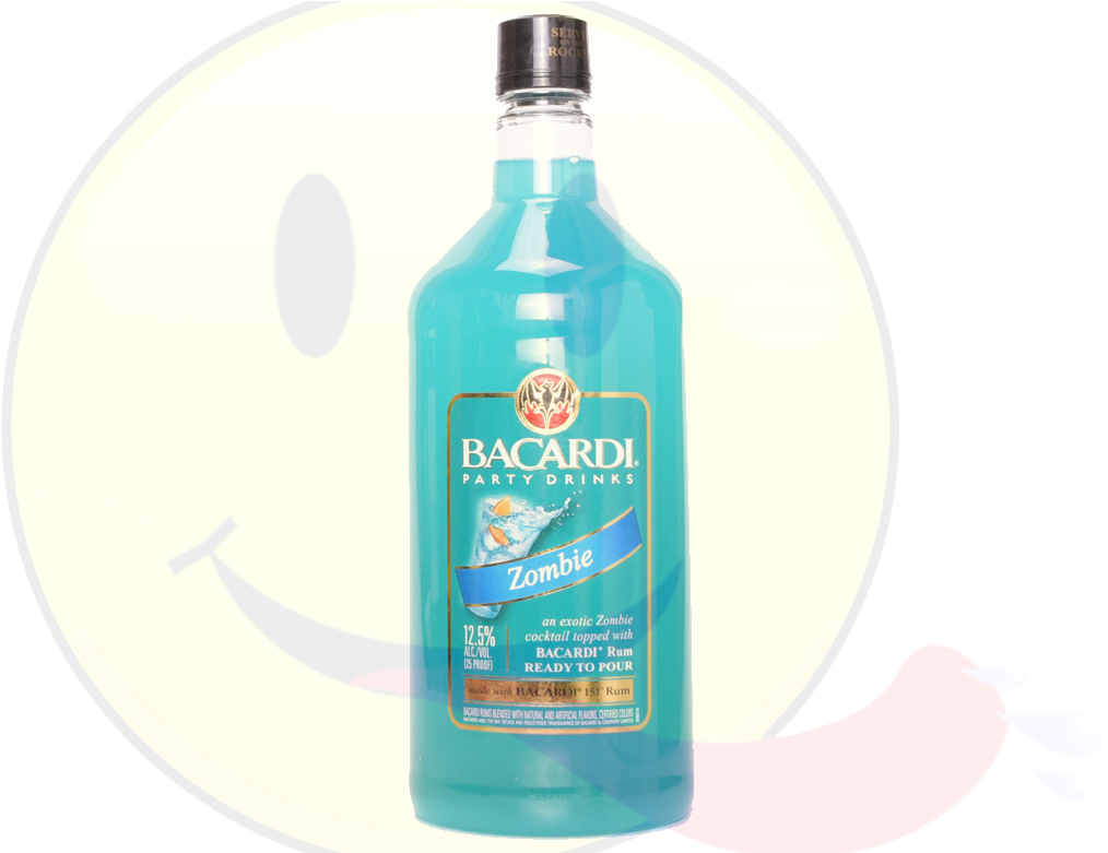 Bacardi Zombie (1040x780), Png Download