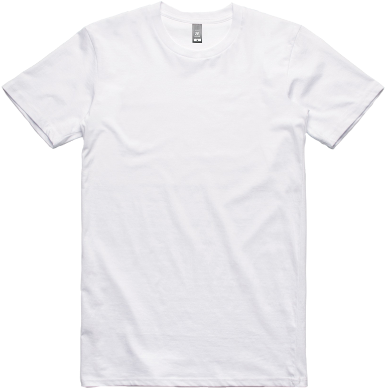 White T-shirt With Gold Immigrant Print - T Shirt Design Friends (720x720), Png Download