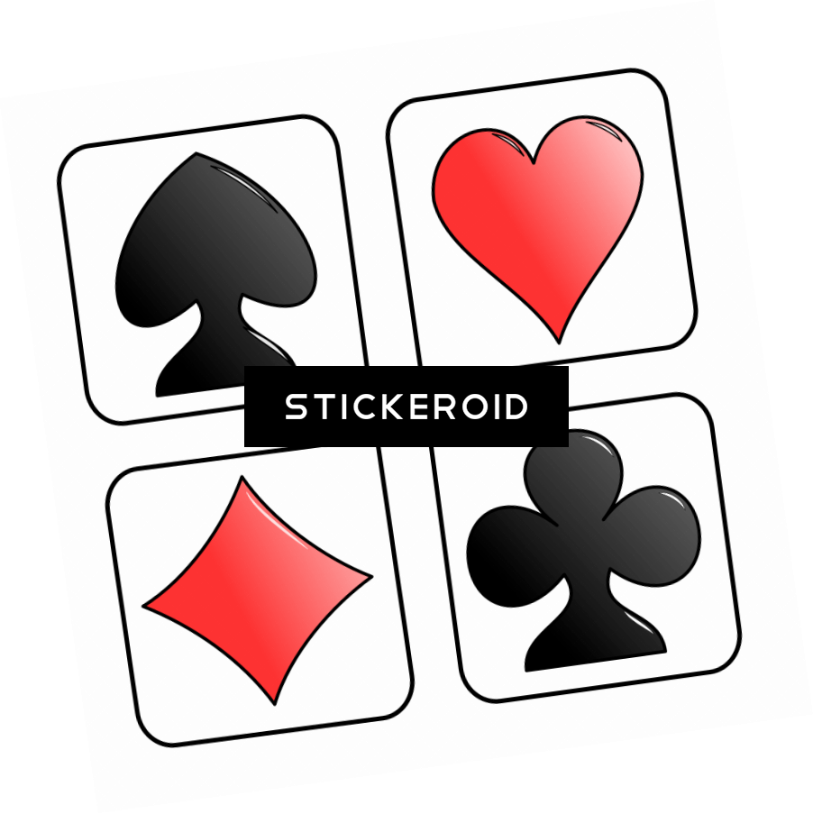 Playing Card Symbols Clip Art Cards - Deck Of Cards Clip Art (902x903), Png Download
