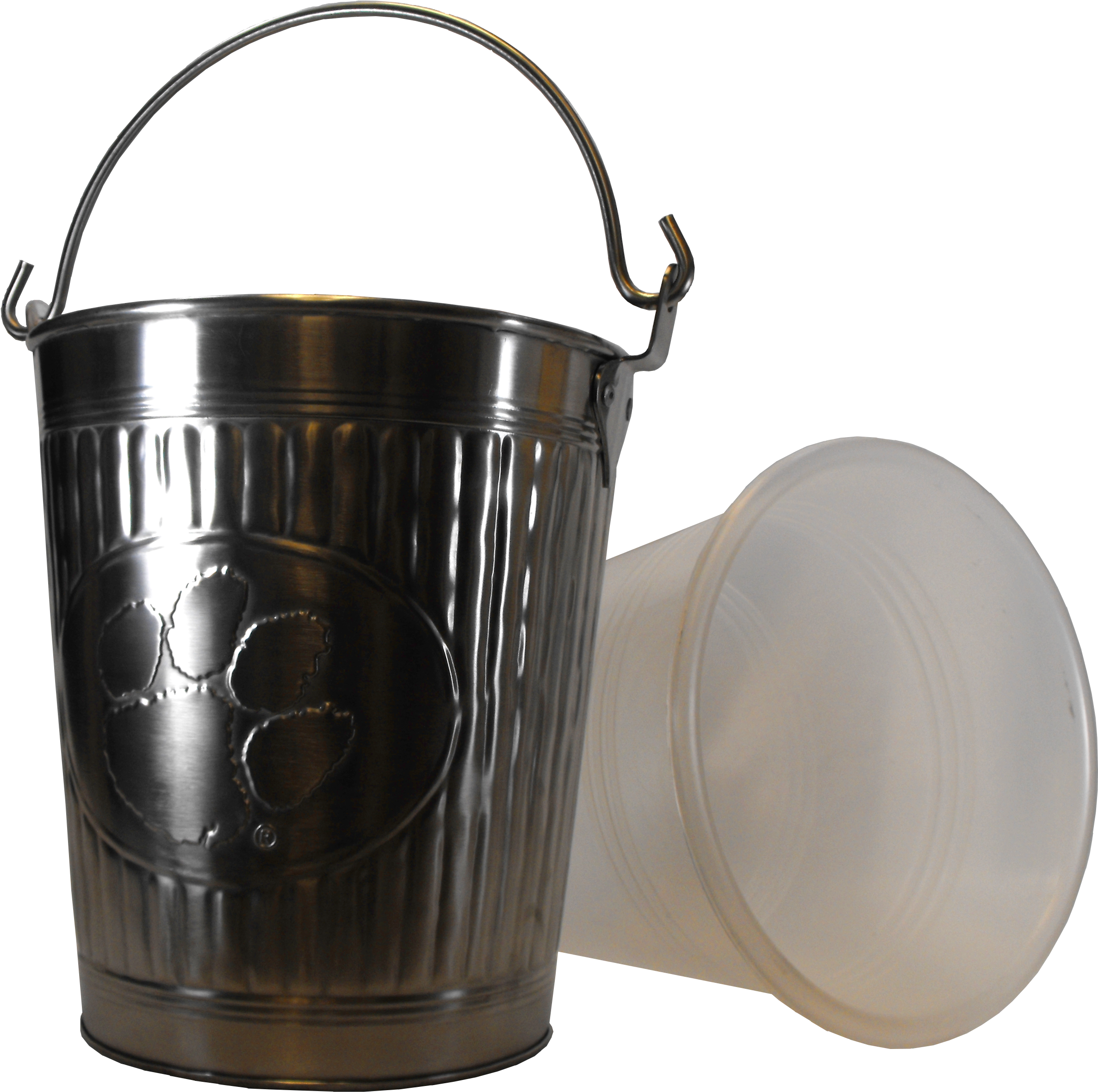 Metal - Ice - Bucket V=1492614144 - Lid (2458x2425), Png Download