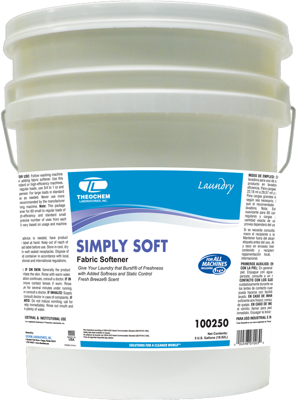 Simply Soft 100250 5 Gallon Bucket - Bottle (602x800), Png Download