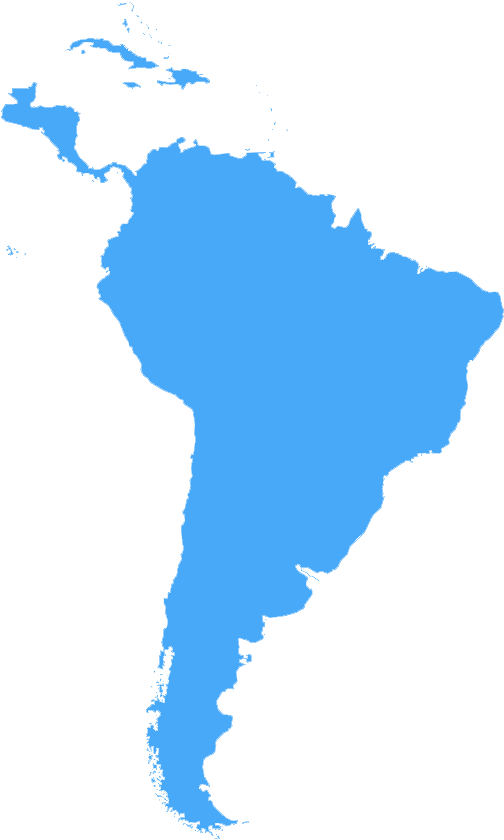 01 Dec 2017 - Latin America Map Black (600x939), Png Download