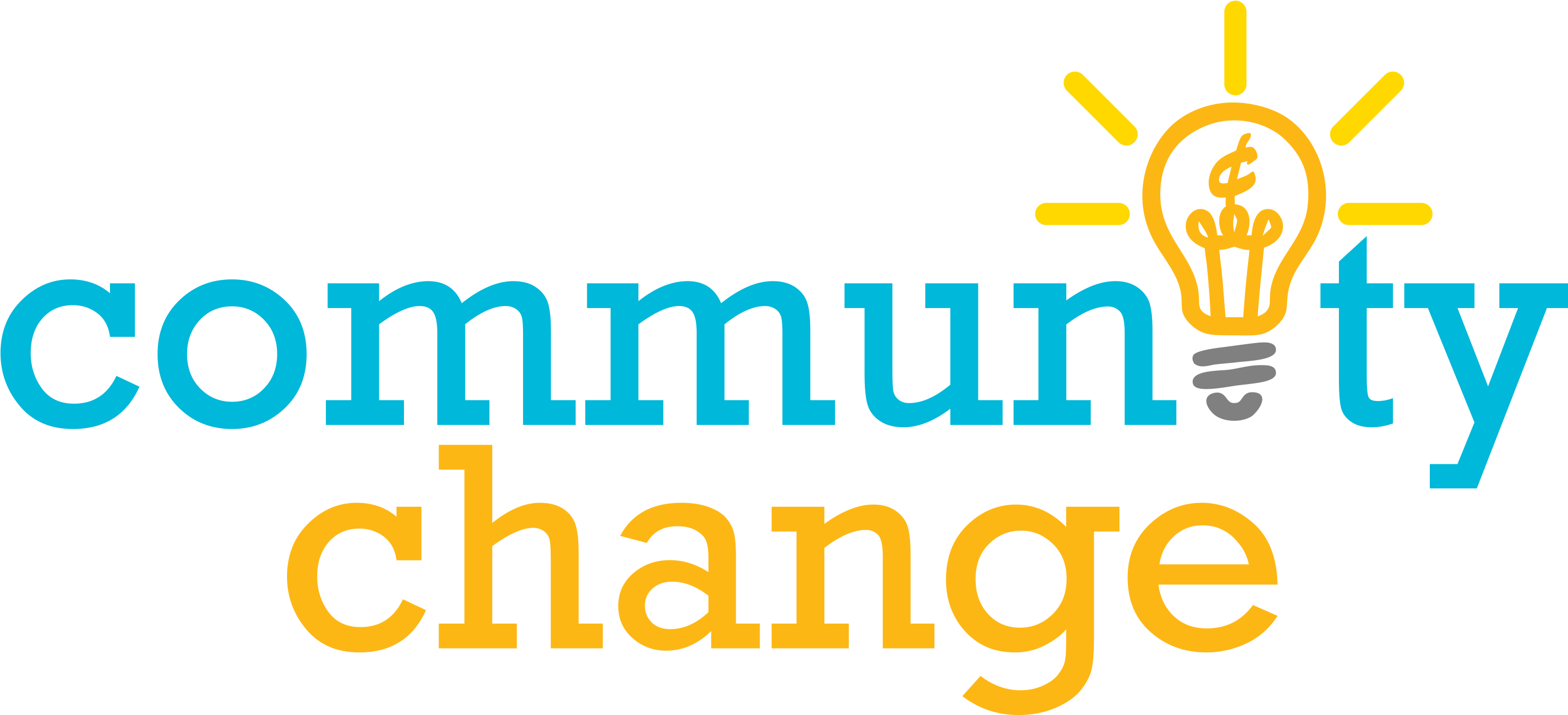 Community Change - One Word For 2018 (2949x1353), Png Download