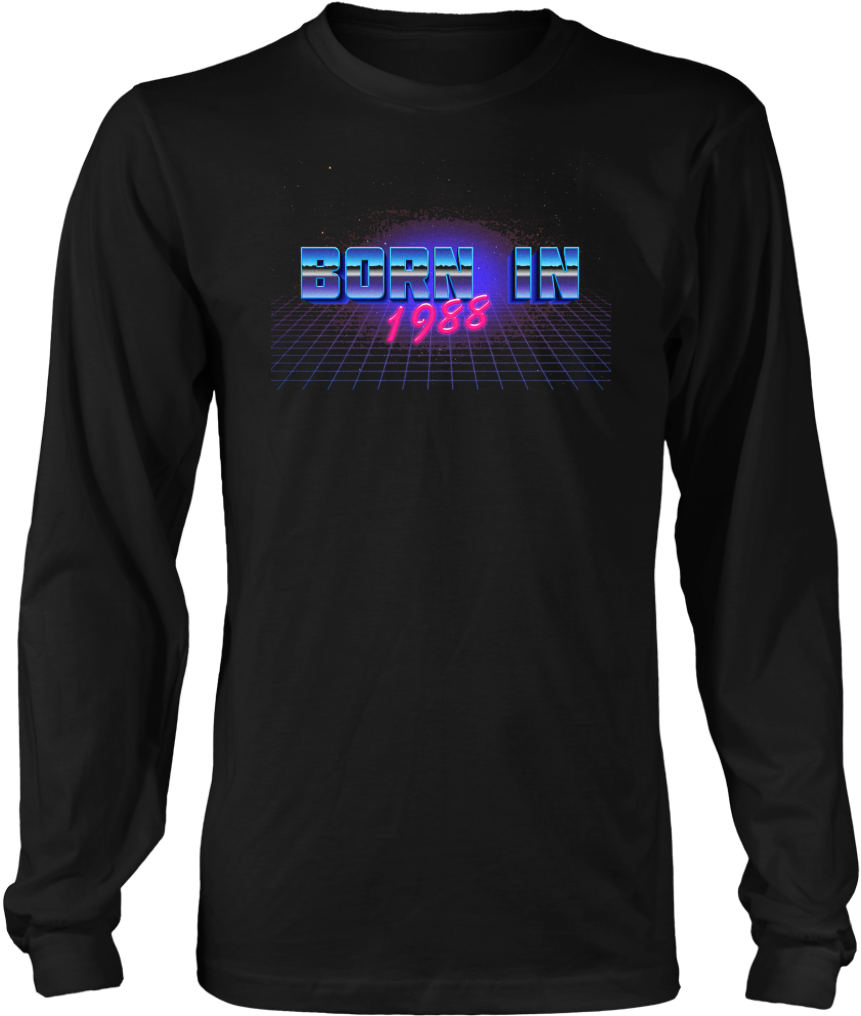 Born In 1988 ∆∆∆ Vhs Retro Outrun Birthday Design T-shirt - Queens Are Born In February 28 (1024x1024), Png Download
