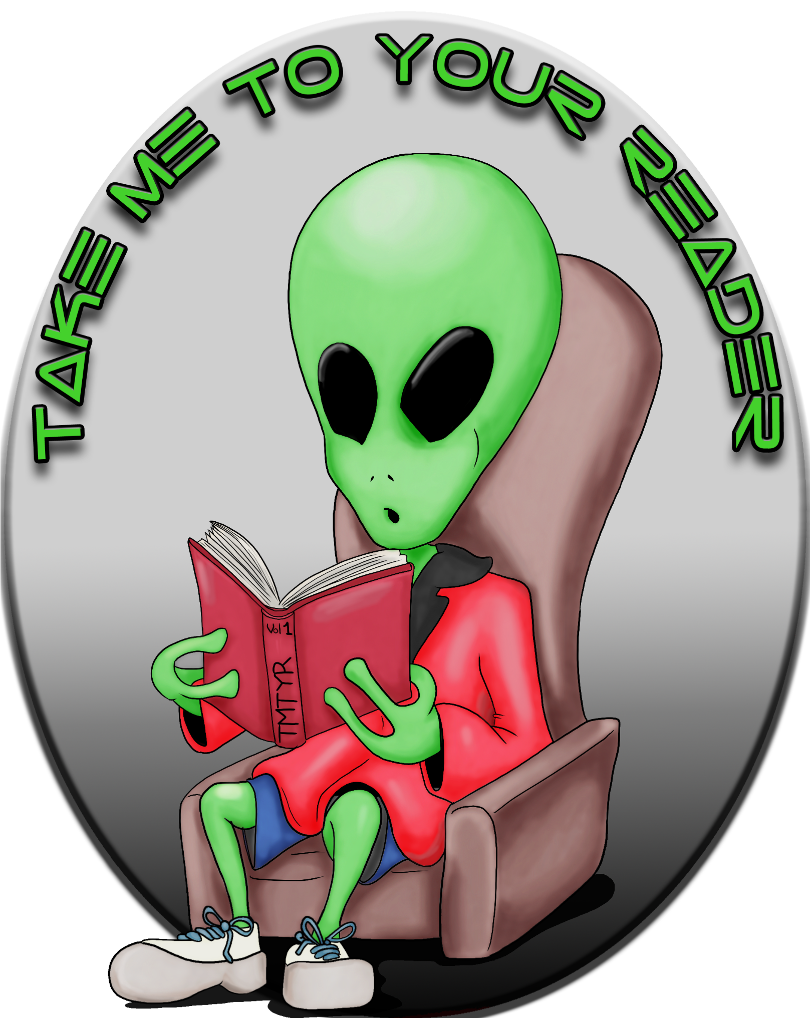 Tmtyr Episode - Take Me To Your Reader Alien (2048x2048), Png Download