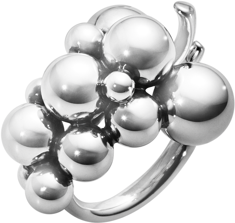 Moonlight Grapes Ring - Georg Jensen Moonlight Grapes (1200x1200), Png Download
