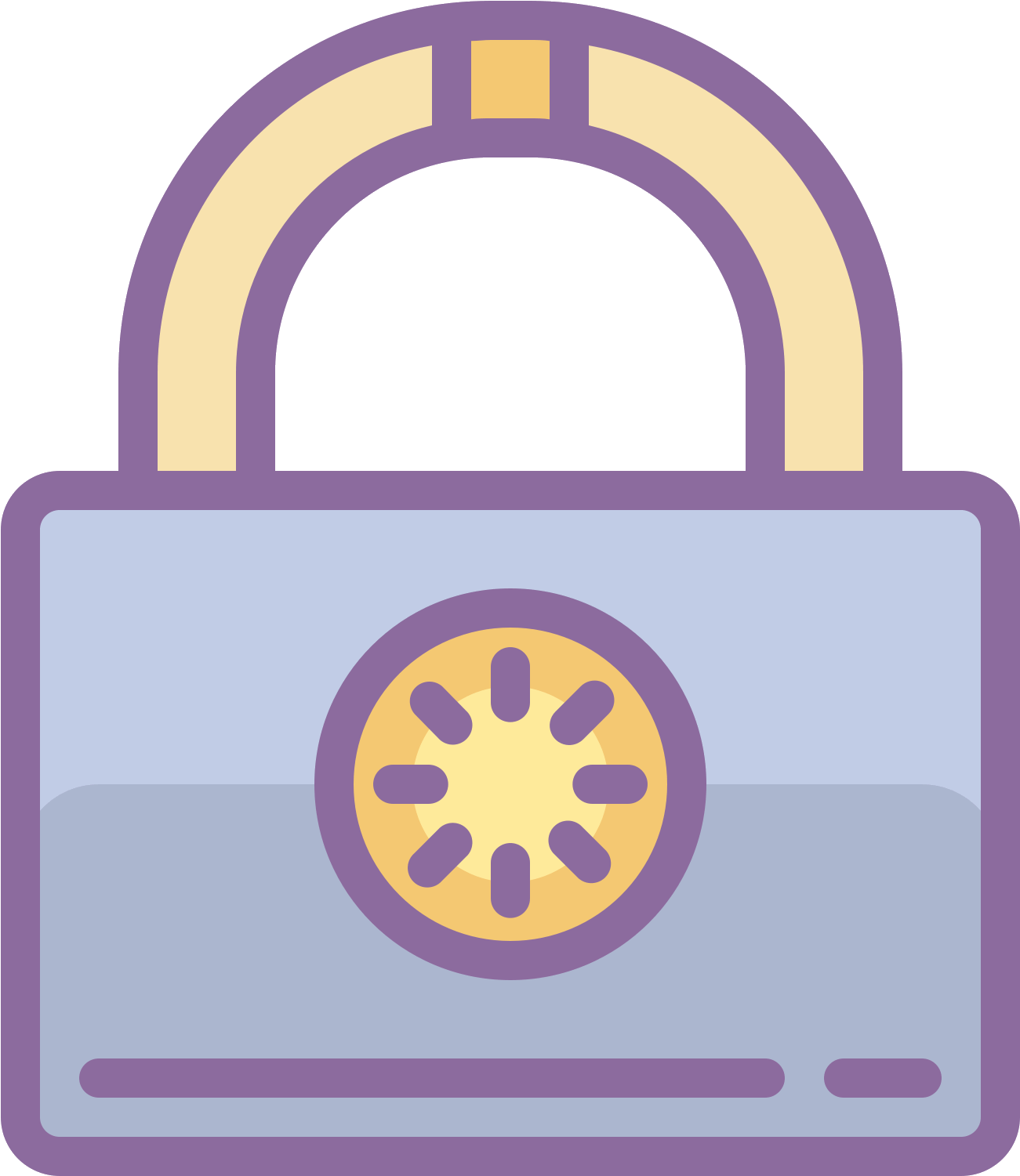 This Is A Graphic Representation Of A Pad Lock - Pixel Gift (1600x1600), Png Download