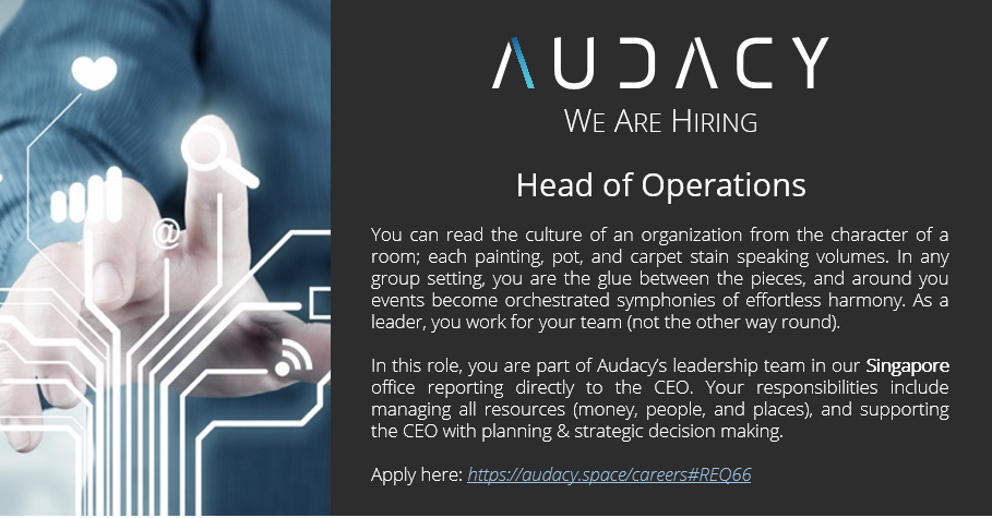 Audacy Singapore Is Looking For A Head Of Operations - Secunda Tv (909x475), Png Download