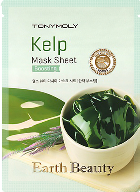 Earth Beauty Mask Sheet - Kelp - Boosting By Tonymoly (700x933), Png Download
