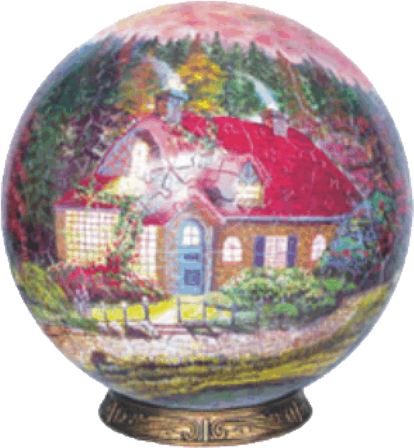 The Village, 540 Piece 3d Jigsaw Puzzle Made By Unicorn - Village, 540 Piece 3d Jigsaw Puzzle Made By Unicorn (640x640), Png Download