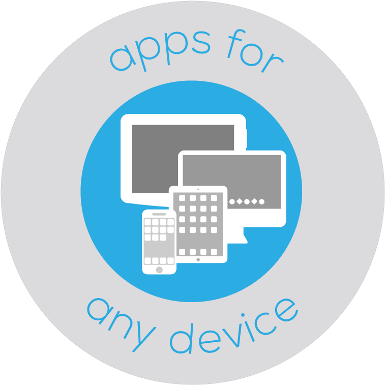 A Badge That Explains That Bezlio Provides A Native - Mobile App (1000x800), Png Download