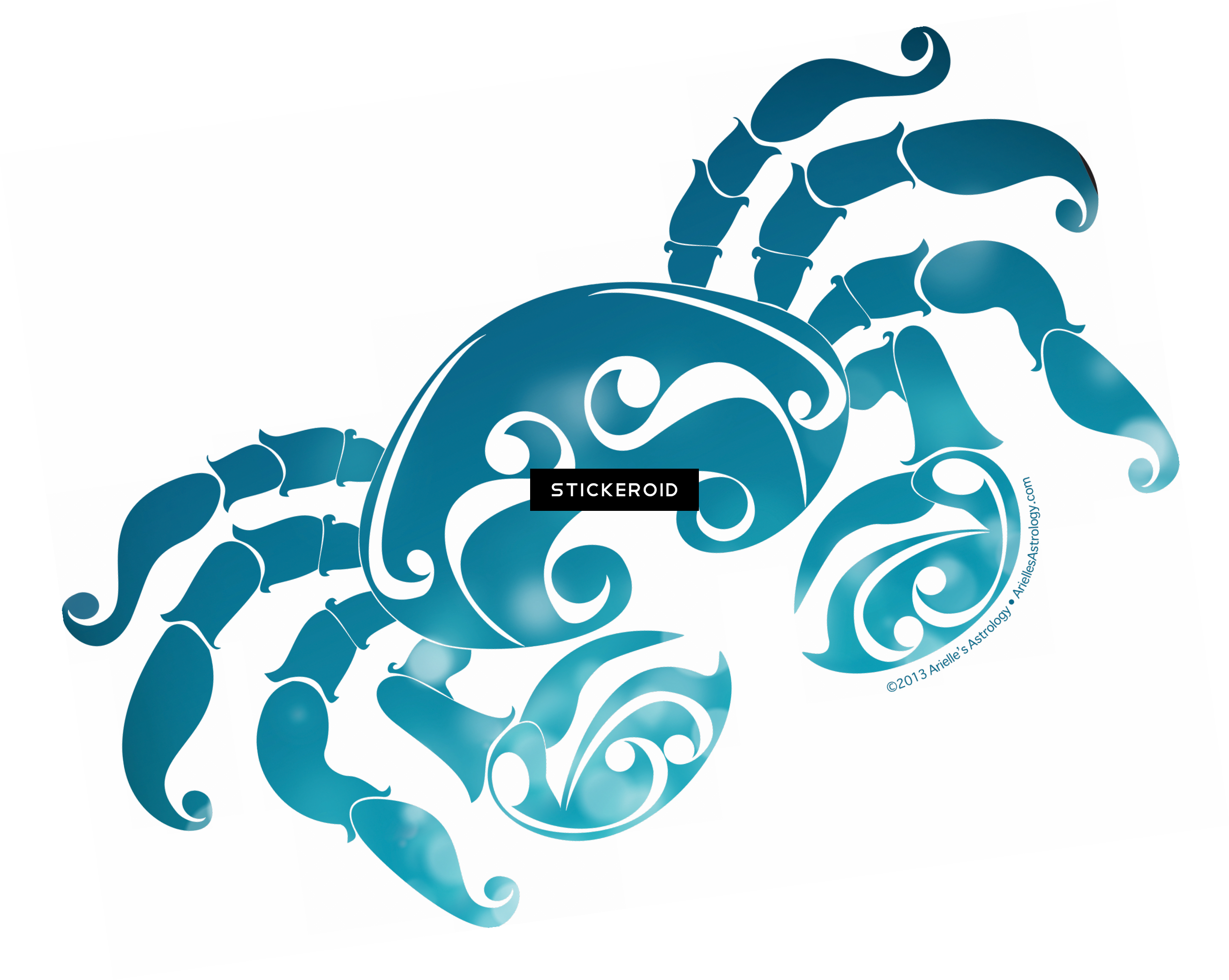 Cancer Zodiac Symbol Astrology Signs (2622x2091), Png Download