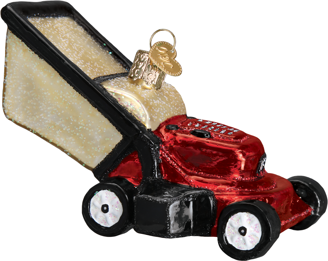 Picture Of Lawn Mower - Old World Christmas (1200x1200), Png Download