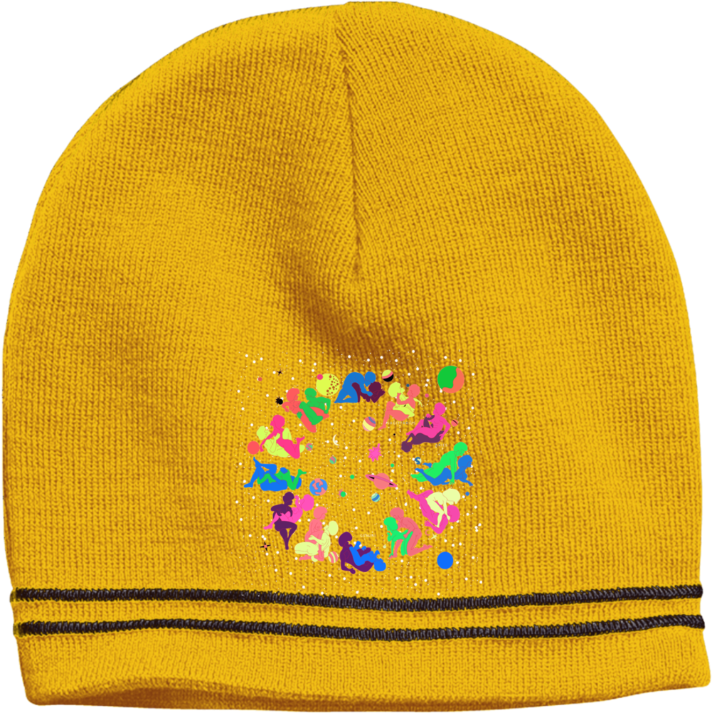 Zodiac Signs Color Block Beanie - Father And Son Fishing Partners For Life Stc20 Sport-tek (1024x1024), Png Download