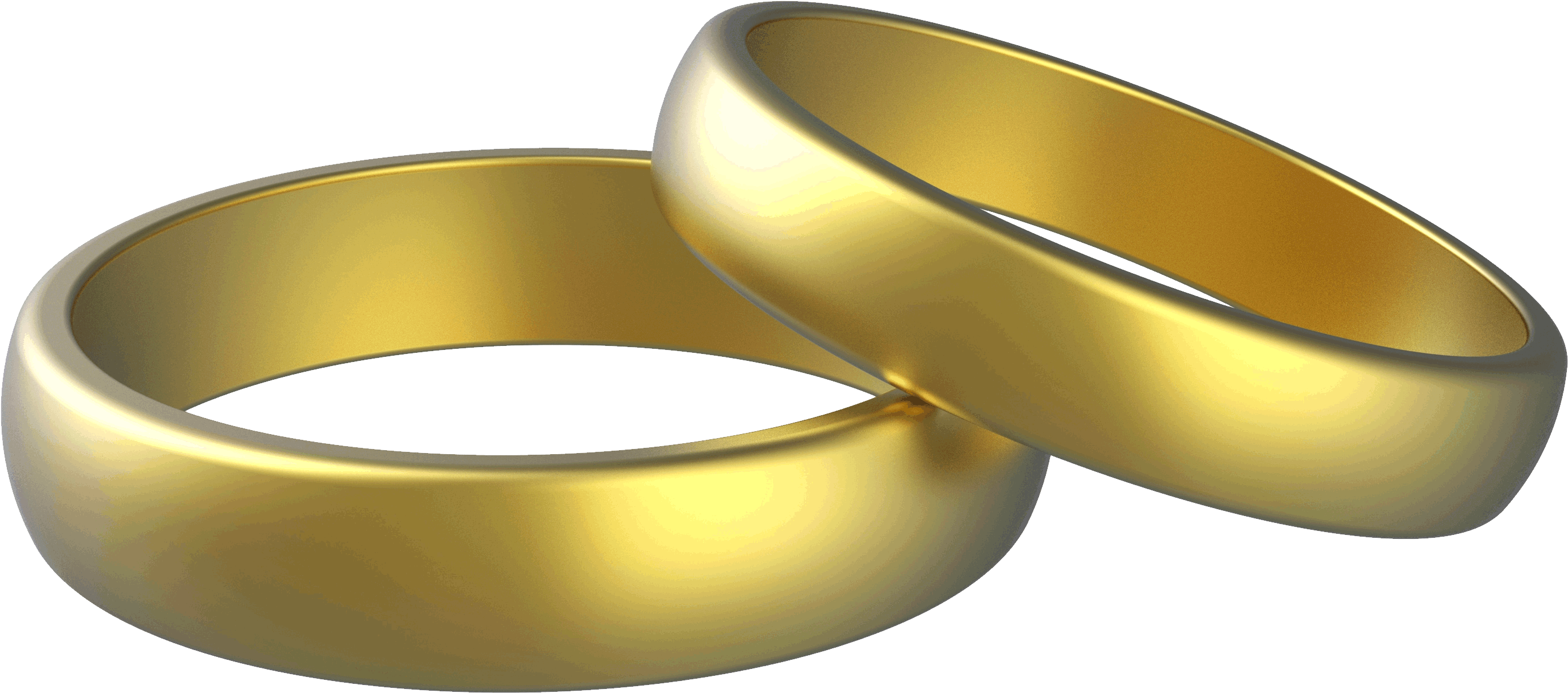 Black Gold Over .925 Sterling Men's & Women's Couple (2868x2156), Png Download