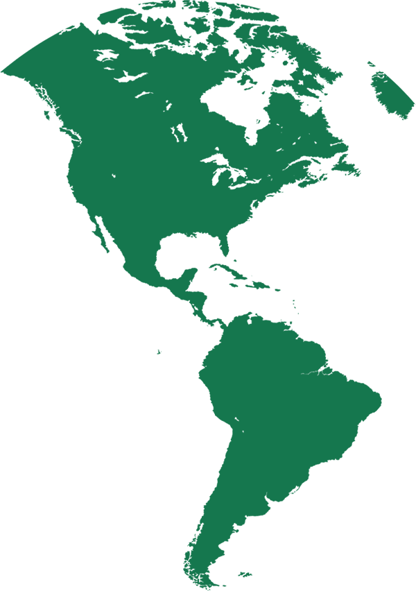 In Mexico, The Flora And Fauna Of North America Meet - North And South America Silhouette (600x852), Png Download