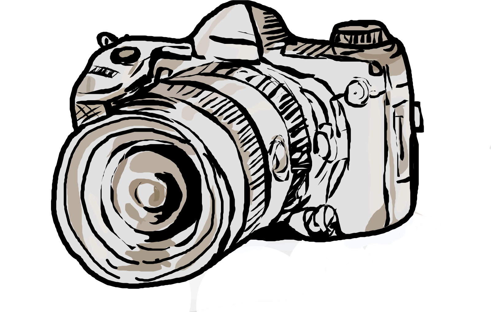 Camera Drawing Photography Clip Art - Hand Drawn Camera PNG Image With  Transparent Background | TOPpng