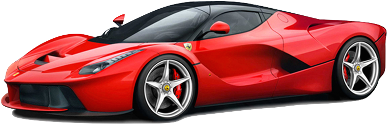Red Ferrari Png Pic - Ferrari La Ferrari Png (800x489), Png Download
