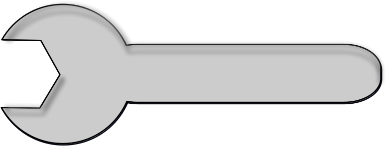 This Free Clipart Png Design Of Wrench (900x695), Png Download