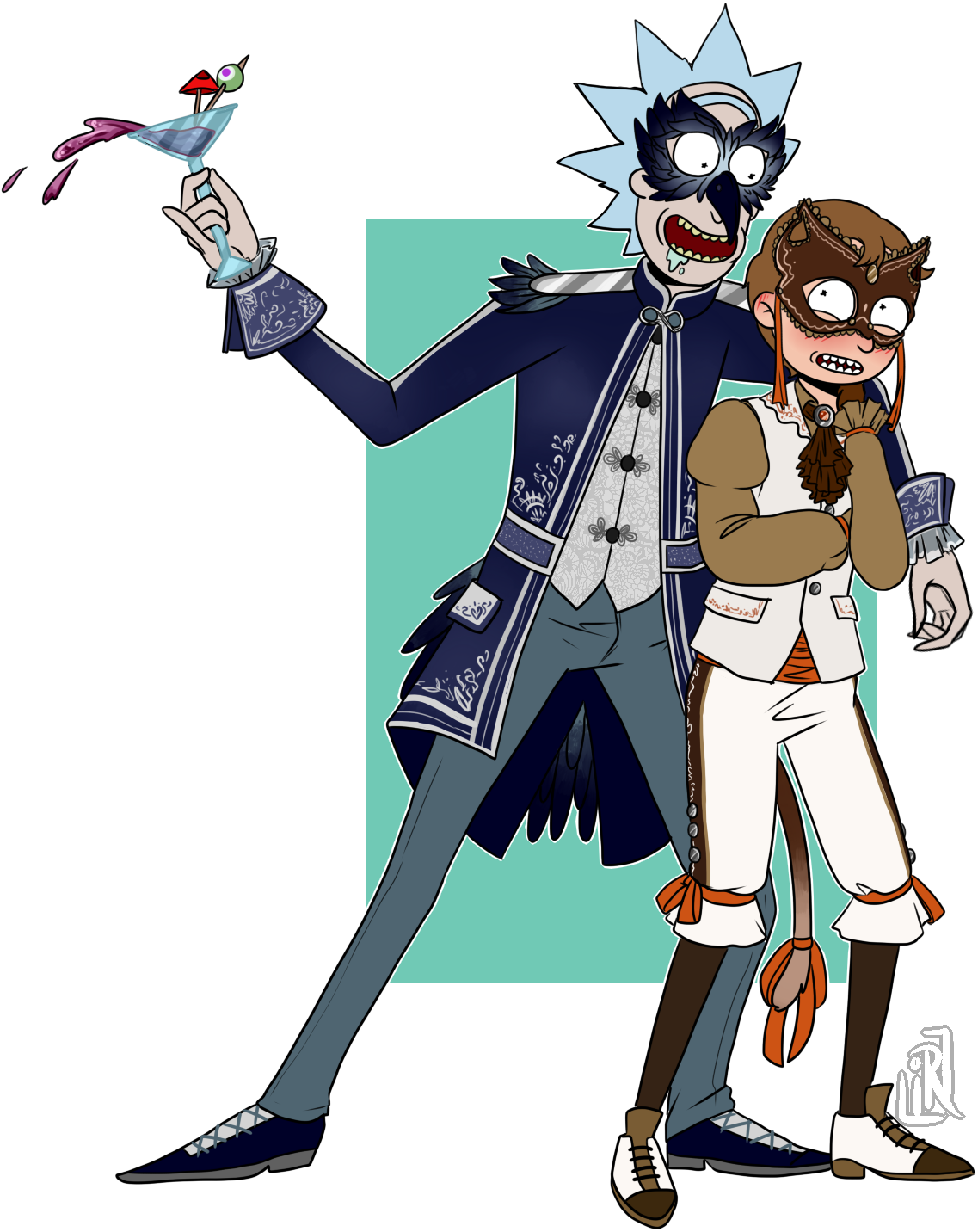 Rick♥morty - Photo - Rick And Morty (1178x1483), Png Download