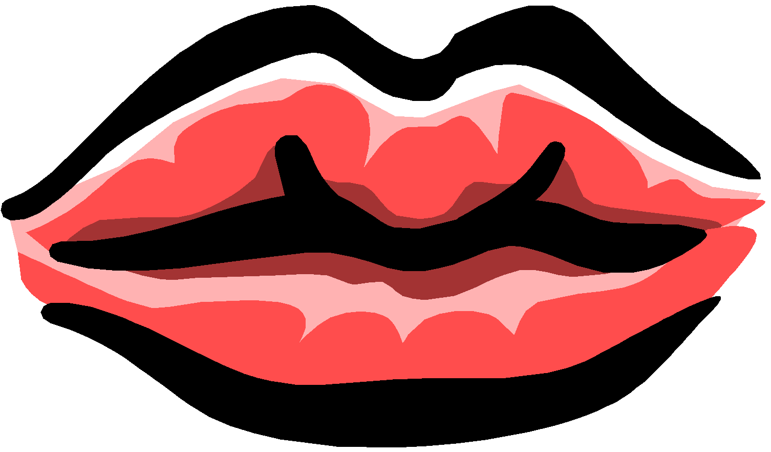 Collection Of Mouth Shut High Quality - Mouth Gif Clip Art (1494x863), Png Download