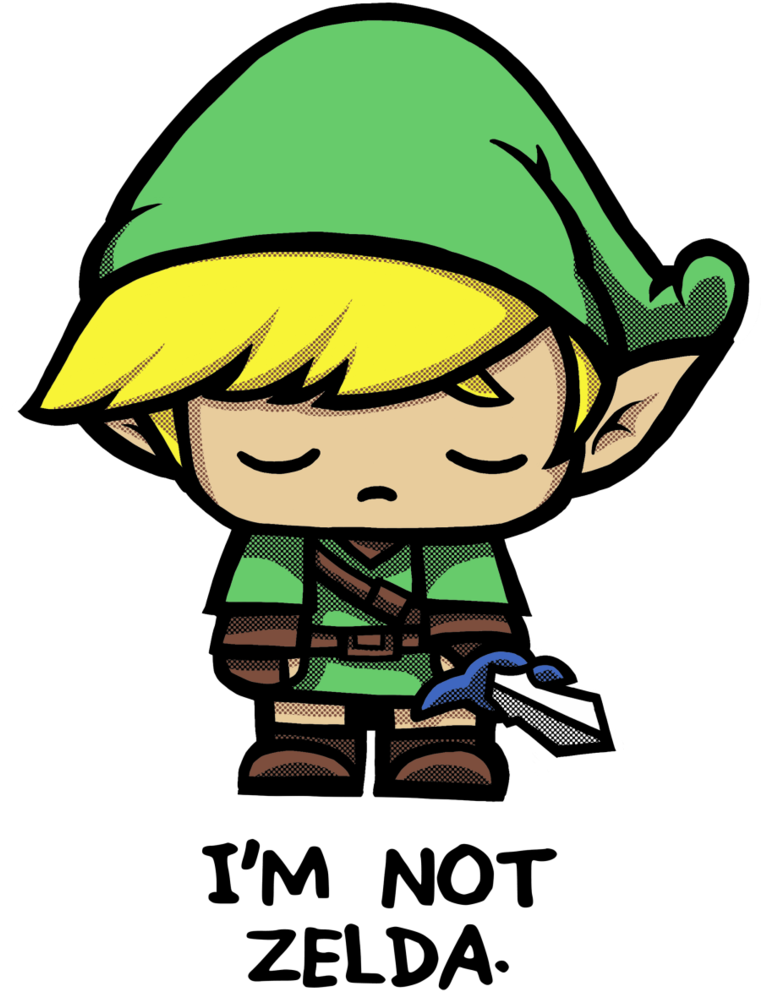 I M Not Zelda (760x1024), Png Download
