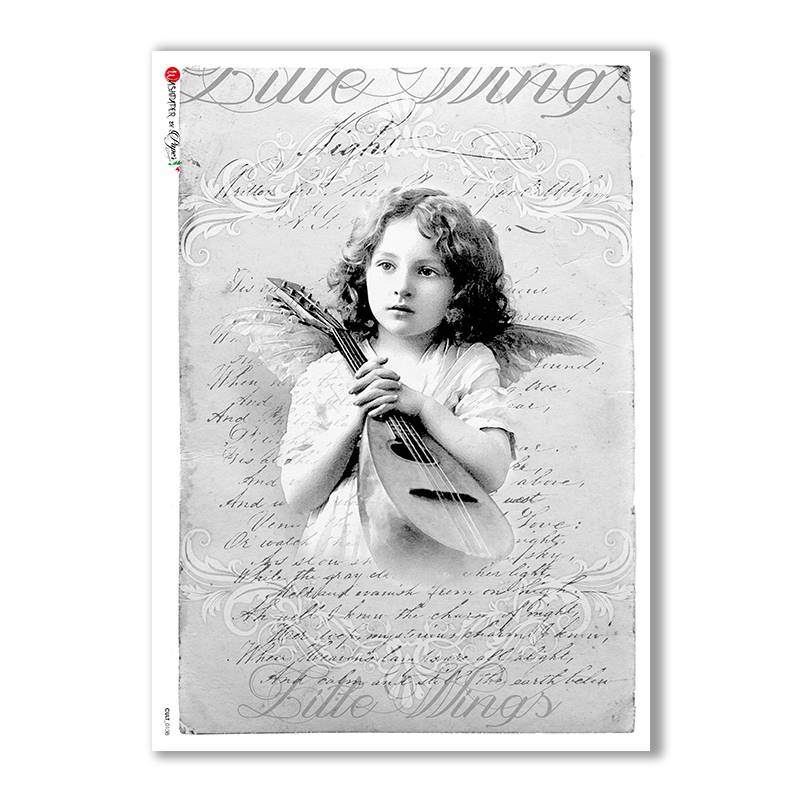 Holy Rice Paper For Decoupage - Decoupage (1200x1372), Png Download