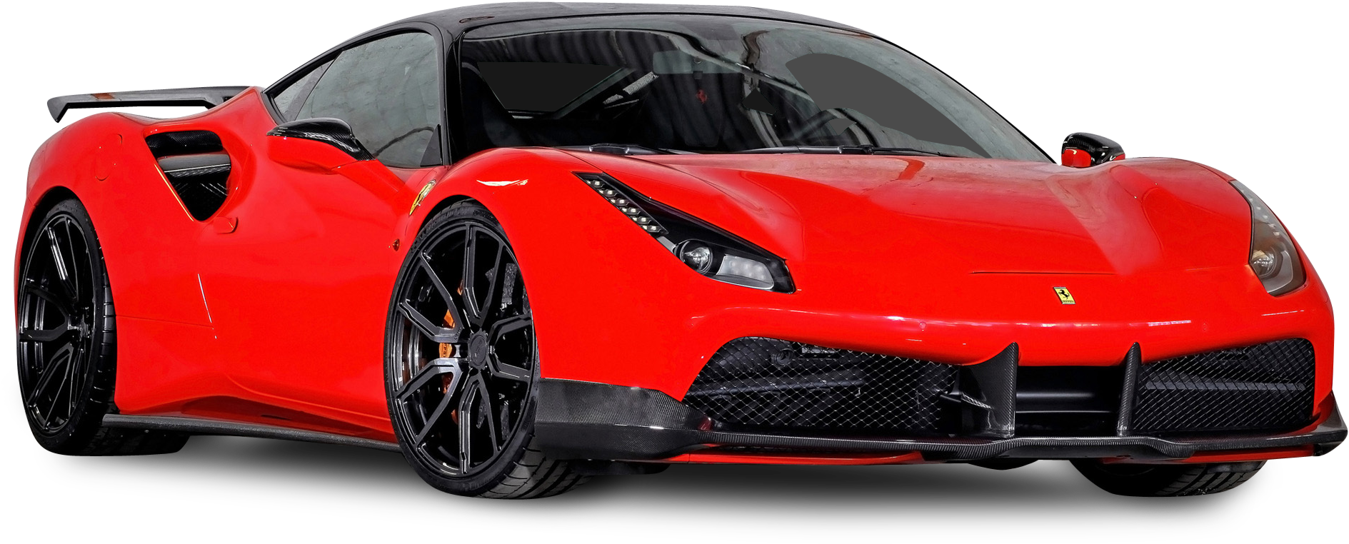 Go To Image - Red Ferrari Car Png (2014x892), Png Download
