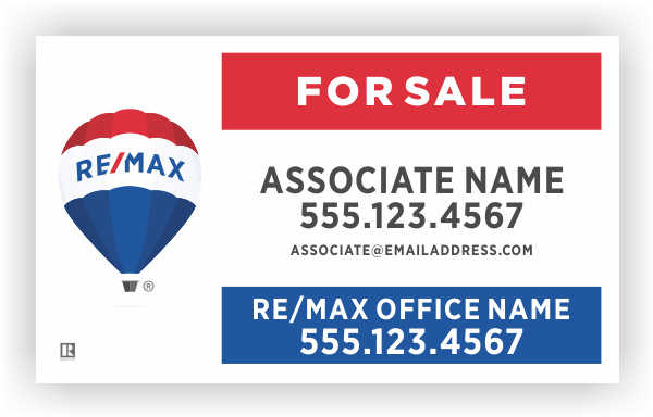Re/max For Sale Sign - New Re Max Yard Signs (600x600), Png Download