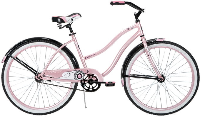 For Ellen, Huffy Women's Confection Cruiser Bicycle - Huffy Ladies' Good Vibrations 26'' Cruiser Bike (711x507), Png Download