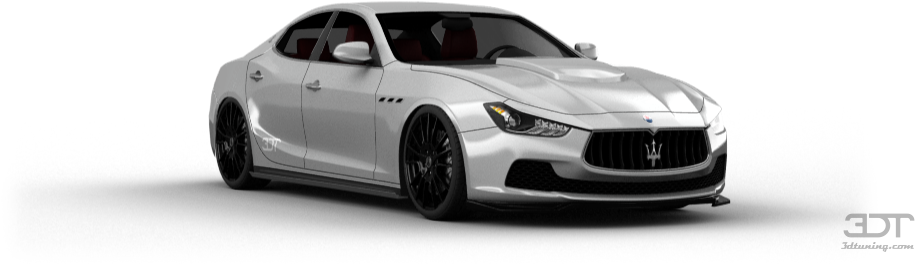 Maserati Ghibli Sedan 2014 Tuning - 3d Tuning (1004x373), Png Download