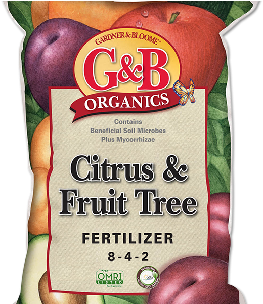 Citrus Fruit Tree Fertilizer1 - Gardner And Bloome (575x600), Png Download