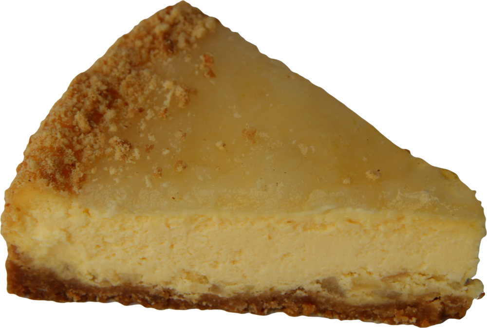 Lemon Zest Cheesecake Slice (1000x674), Png Download