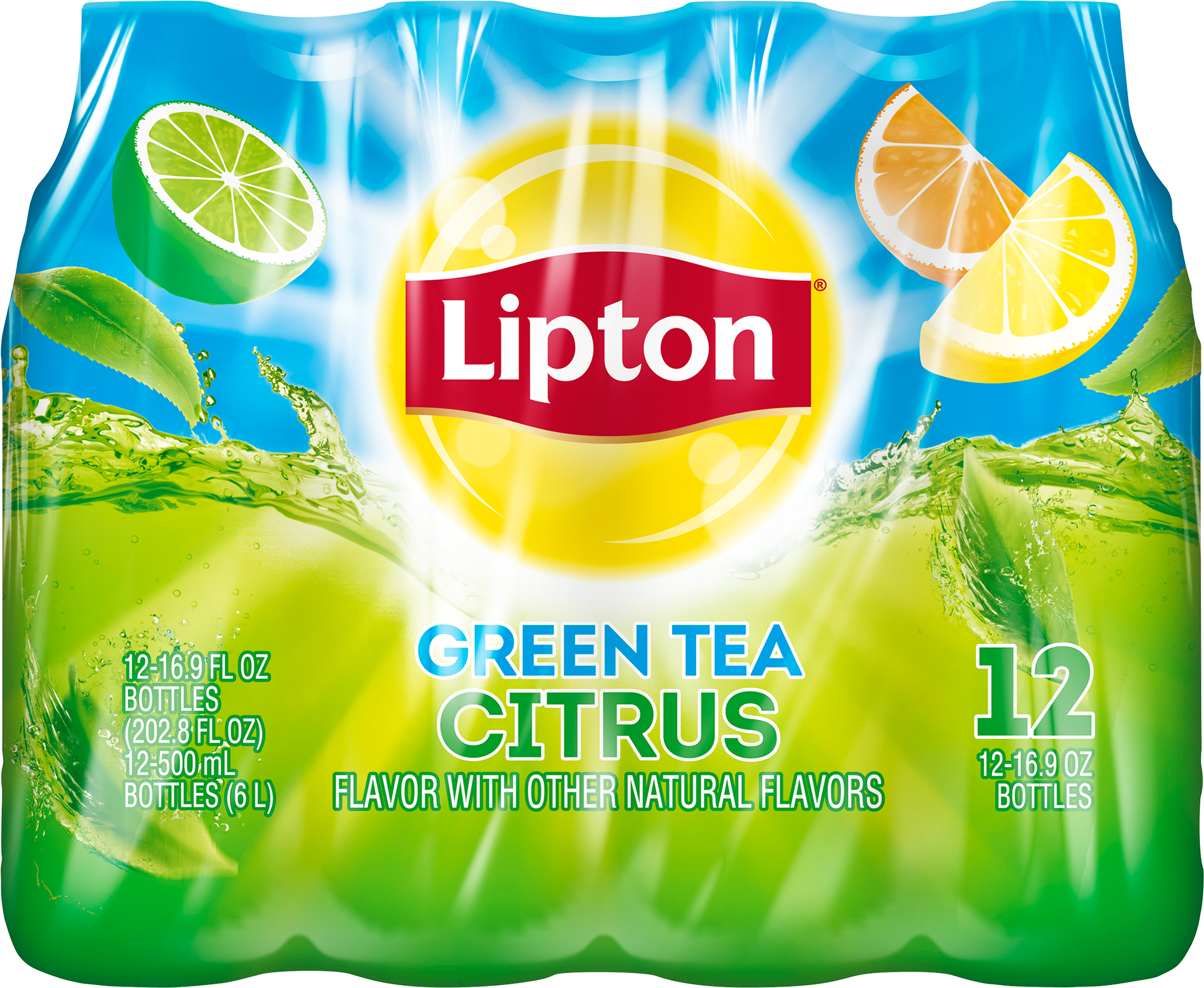 Lipton Citrus Green Tea (5000x5000), Png Download