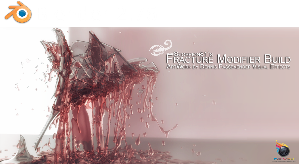 Blender Fracture Modifier (1002x564), Png Download