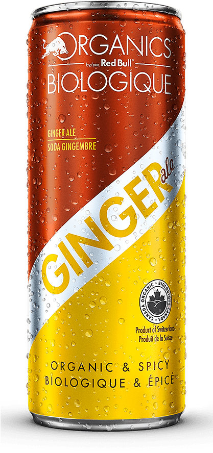 Red Bull Organics Ginger Ale Dose - Red Bull Organic Cola (416x946), Png Download