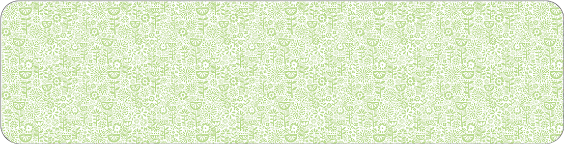 Table Runner Wild Flowers - Pattern (1181x367), Png Download