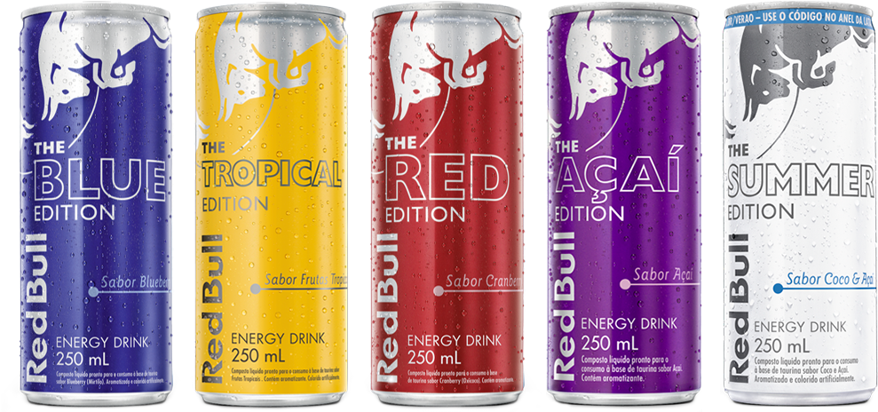 Chega Para Compor De Forma Definitiva A Família Editions - Red Bull Editions (1008x468), Png Download