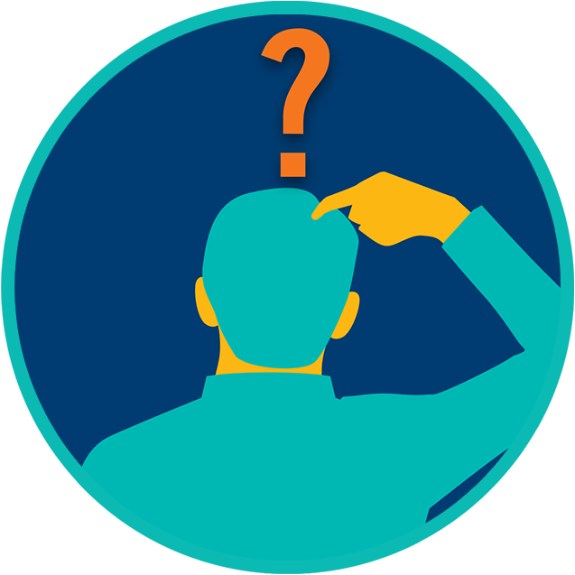A Man Scratching His Head - Amazon Echo (637x637), Png Download