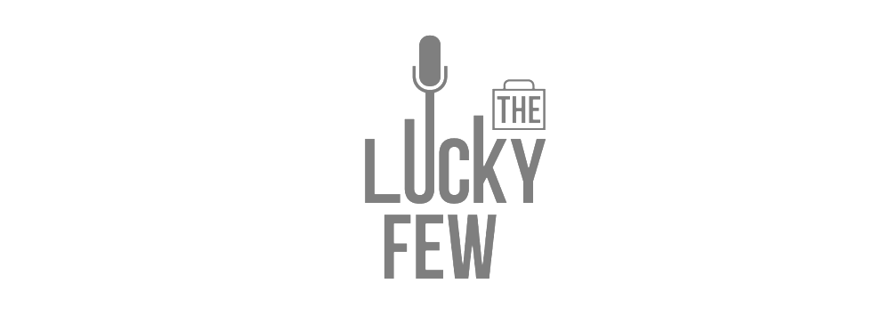 Lucky Few Podcast Elise Darma Logo - Graphic Design (1000x355), Png Download