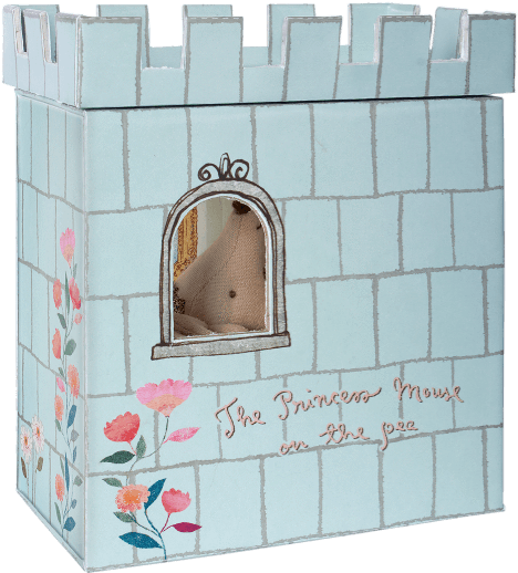 Princess Mouse And The Pea - Maileg Mouse And The Pea (650x542), Png Download
