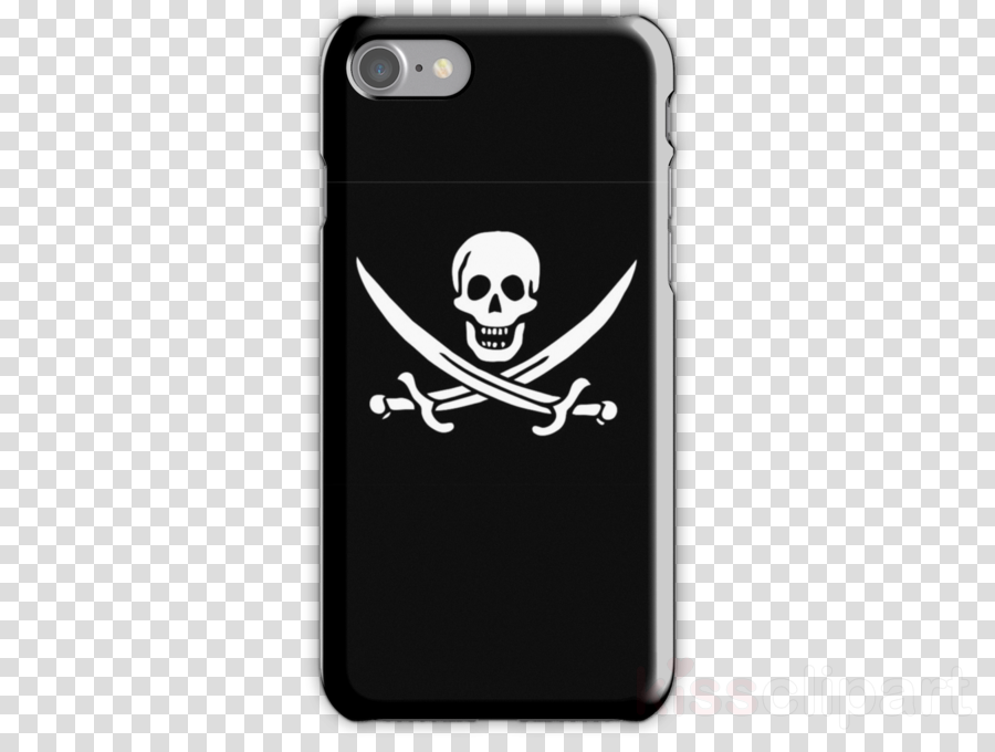 Pirate Flag Clipart Jolly Roger Flag Pirate - Blue Calico Jack Flag Shower Curtain (900x680), Png Download