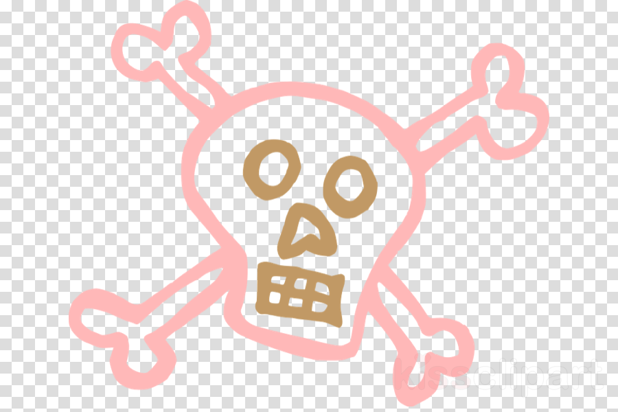 Download Pink Skull And Crossbones Png Clipart Skull - Peligro Animadas (900x600), Png Download