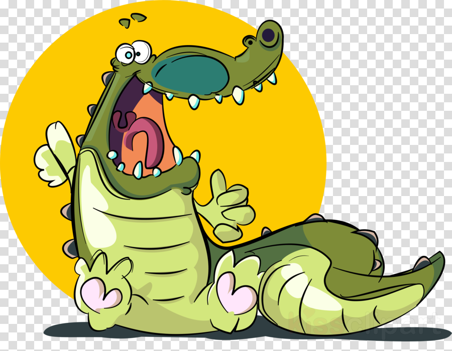 Crocodile Cartoon Png Clipart Crocodile Alligators - Cute Baby Cartoon Snake (900x700), Png Download